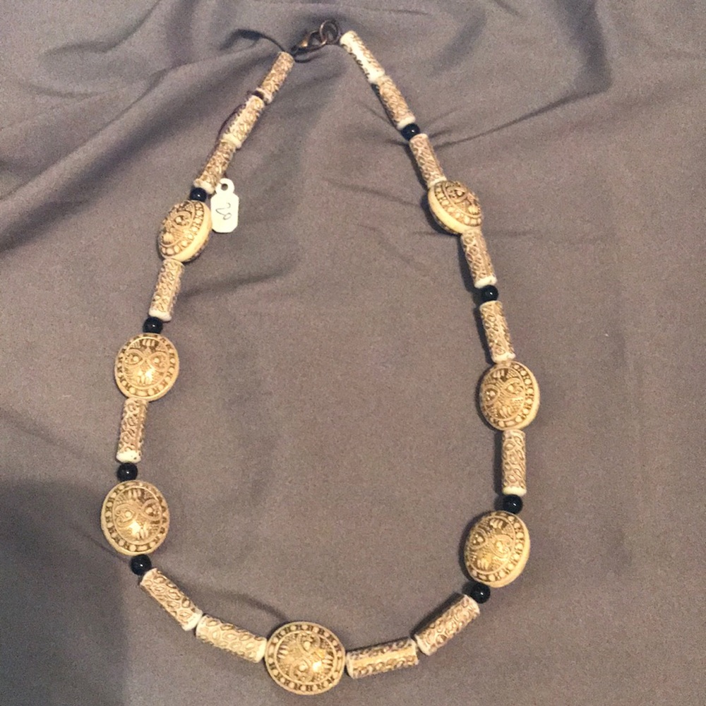 Handmade elegant necklace. Boho style